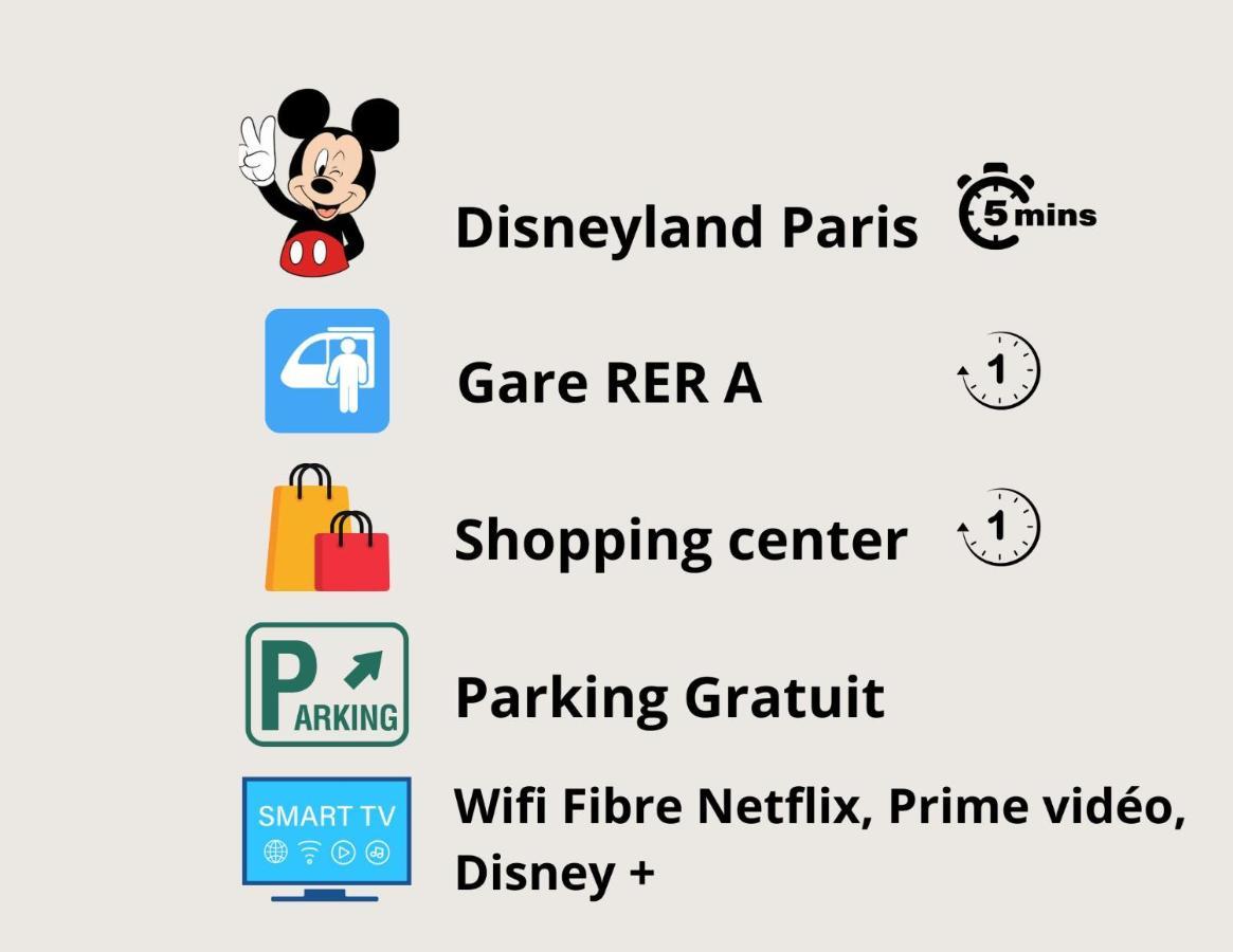 Disneyland Paris Station 2Min Chessy  Buitenkant foto